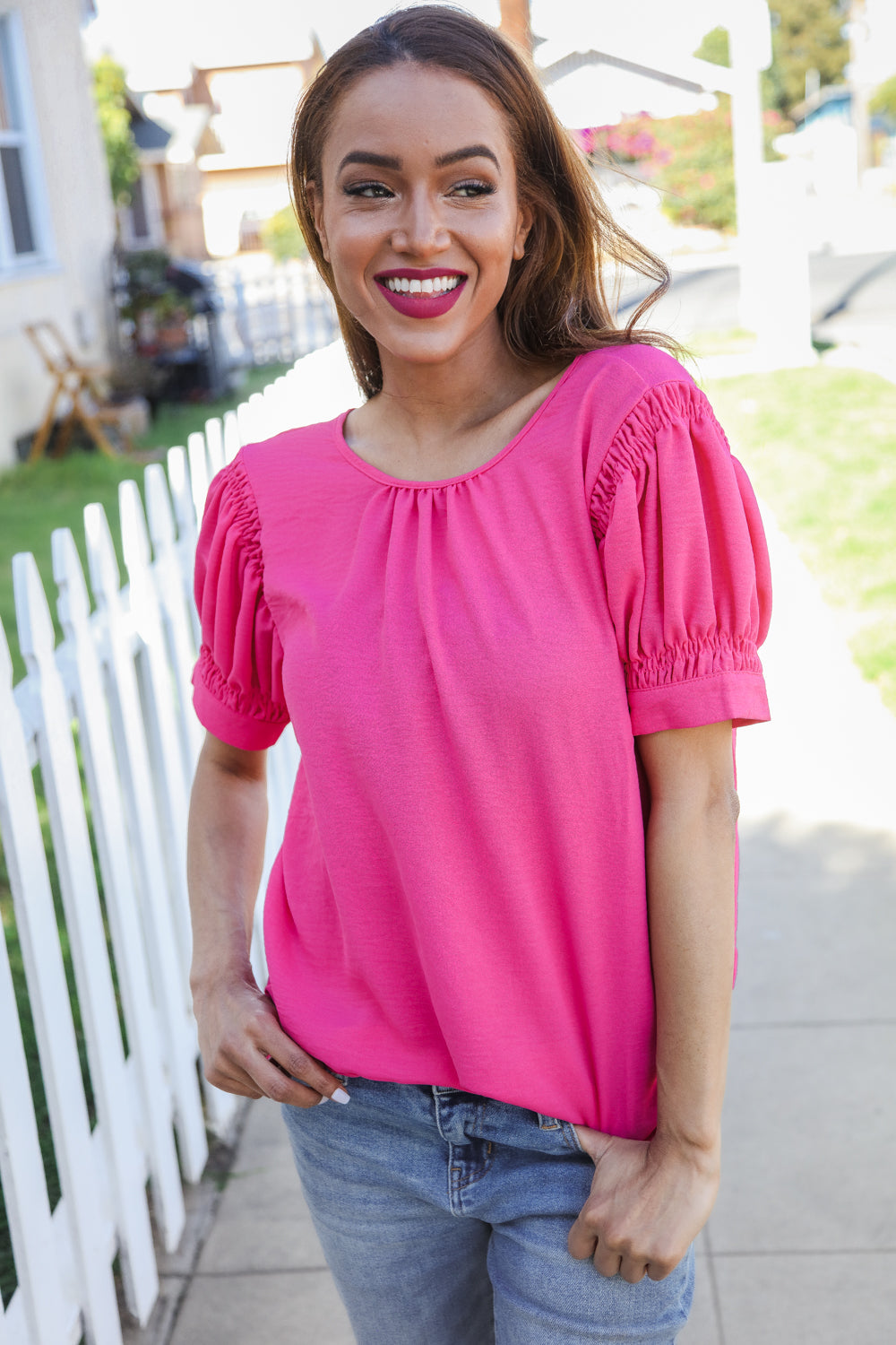 Gracefully Styled Blouse for Any Occasion