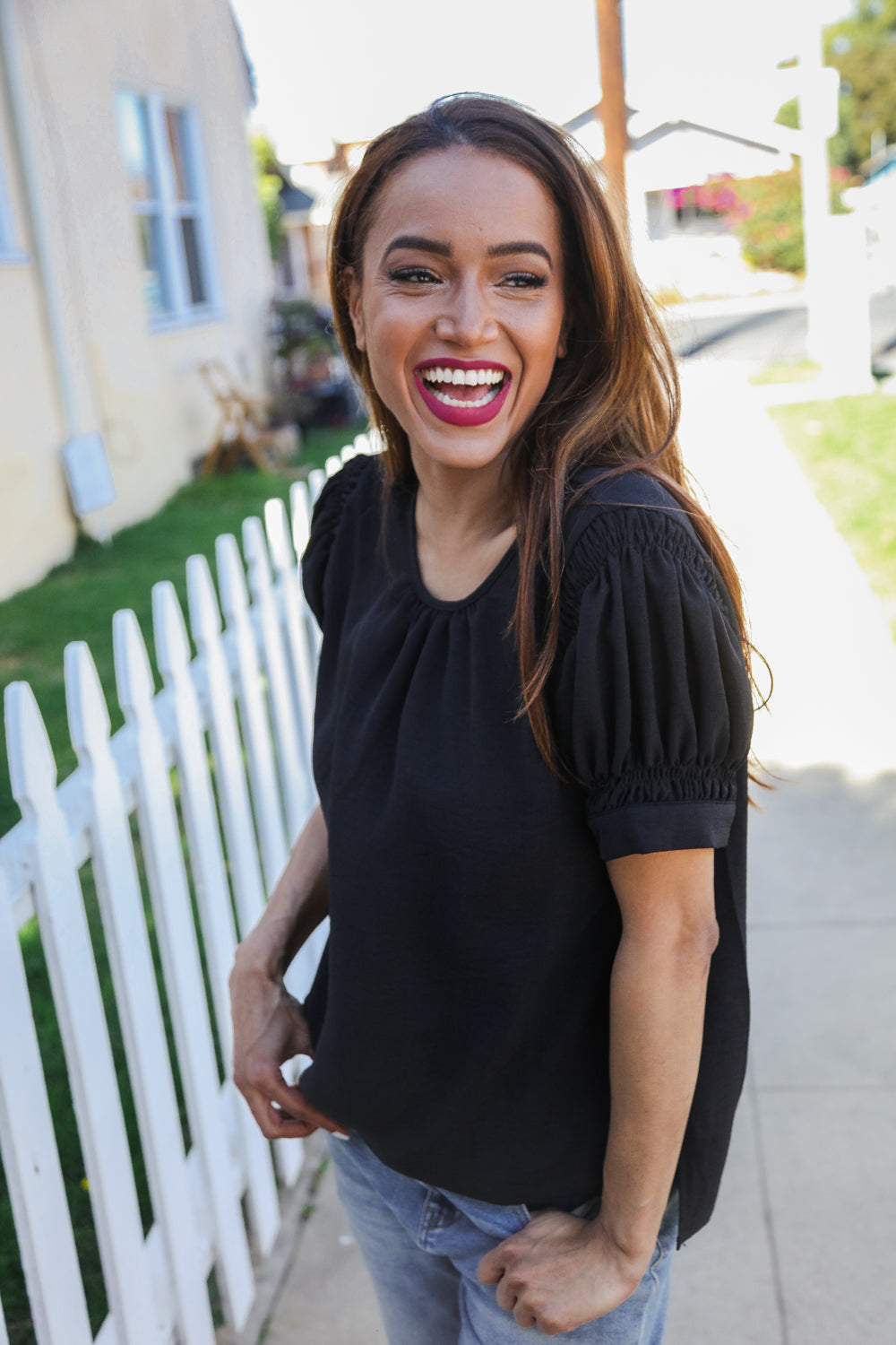 Classic Vintage Blouse with a Flattering Fit