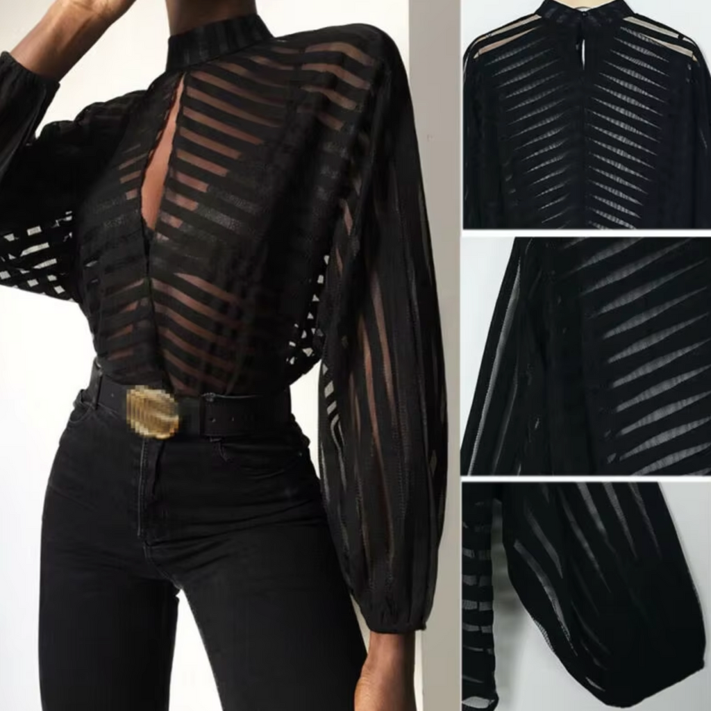 Classic Vintage Blouse with a Flattering Fit
