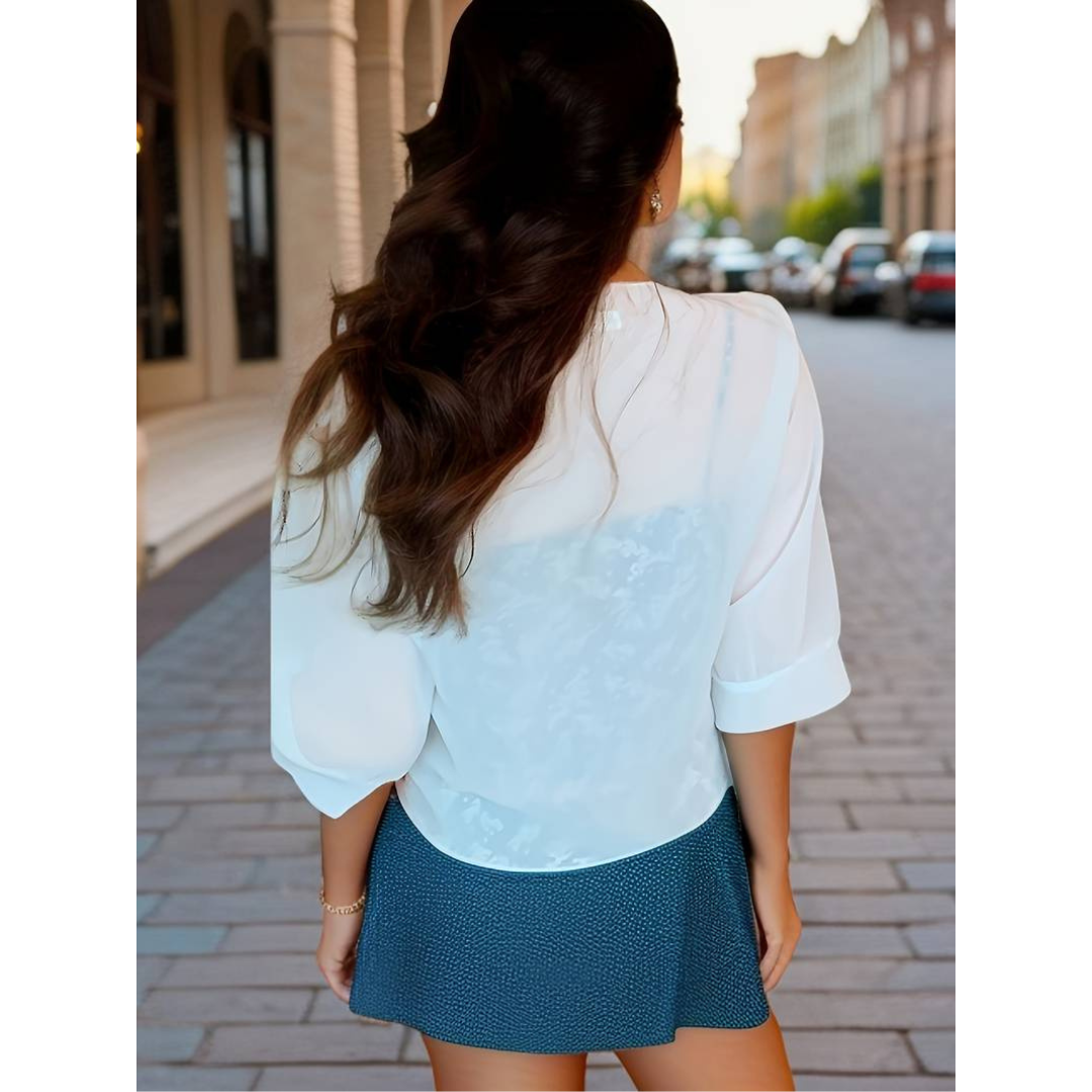 Beautifully Balanced Blouse with Timeless Character