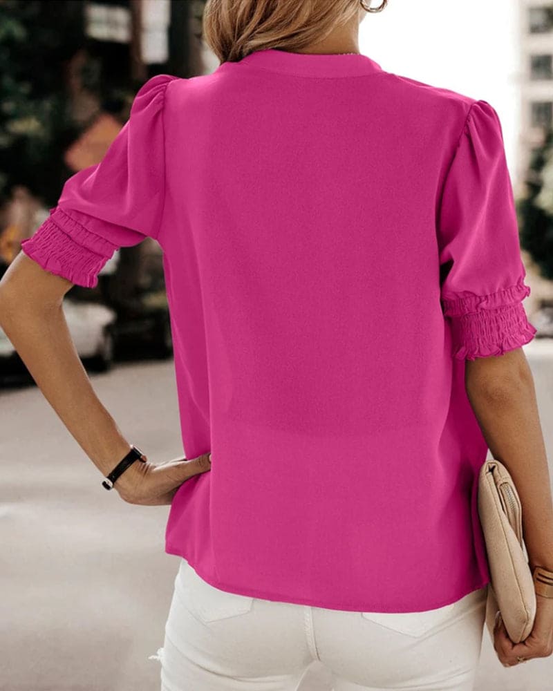Classic Vintage Blouse with a Flattering Fit