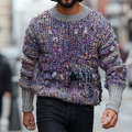 Fairman Warmth Island Jacquard Retro Pattern Cozy Sweater artswardrobe