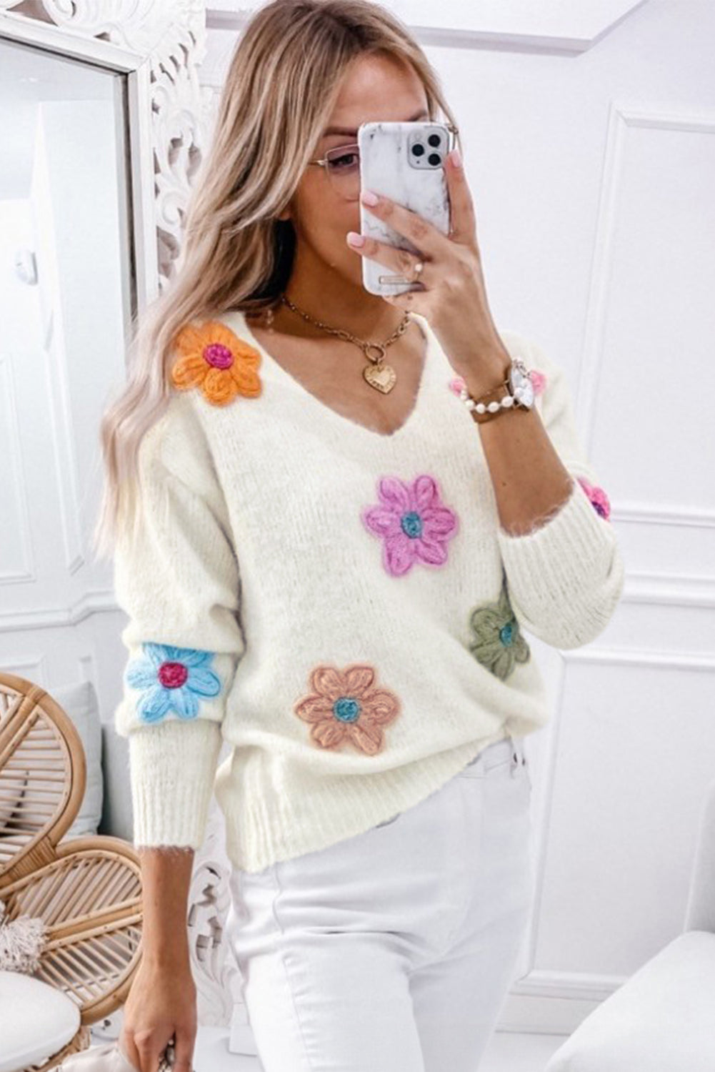 Gracefully Designed Sweater