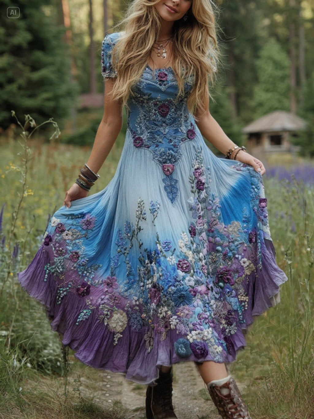 Blue pink