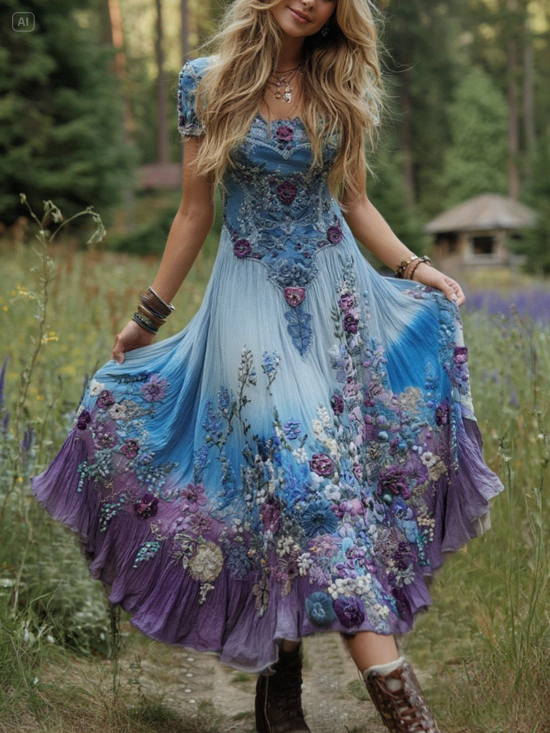 Blue pink