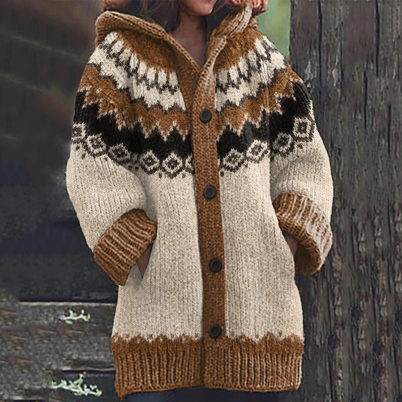 Vintage Tribal Warm Knit Sweater elevenforest