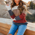 Flor® | Warm color block sweater