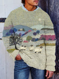 Field & Sheep Men's Cozy Crew Neck Sweater elevenforest