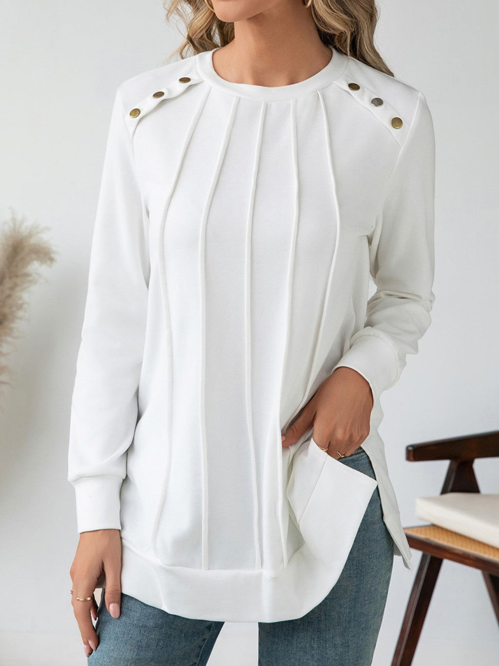 Gracefully Styled Blouse for Any Occasion