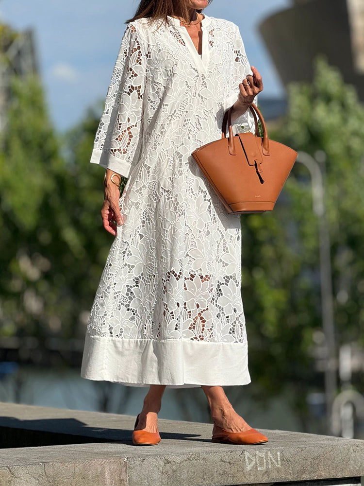 A Vintage Style Dress with Delicate Timeless Details