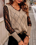 Rafaela® | Sweater with lace sleeves