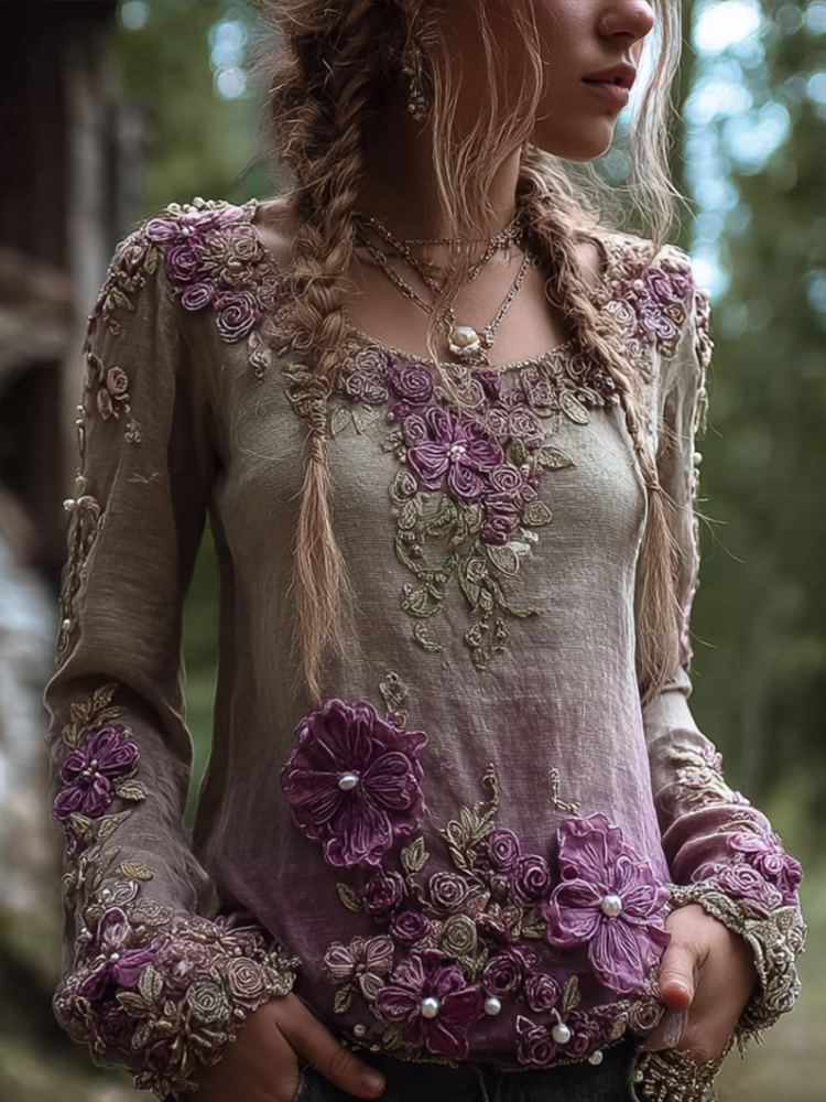 Timeless Vintage Style Top