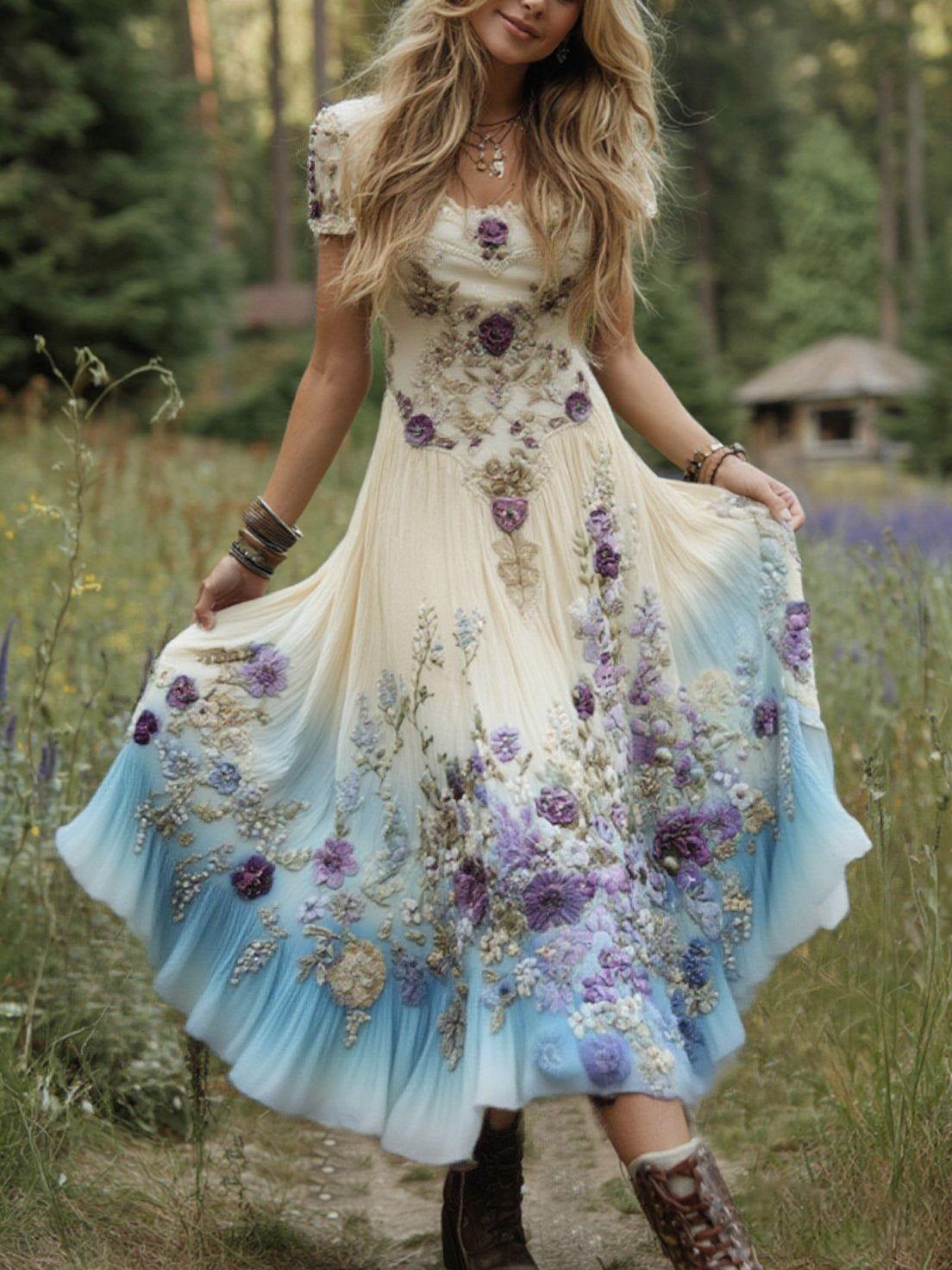 Blue white