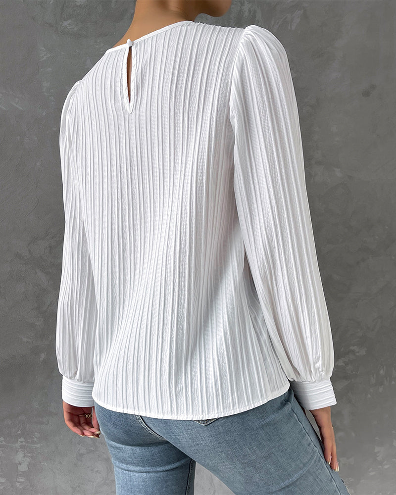A Vintage Style Blouse with Delicate Timeless Details