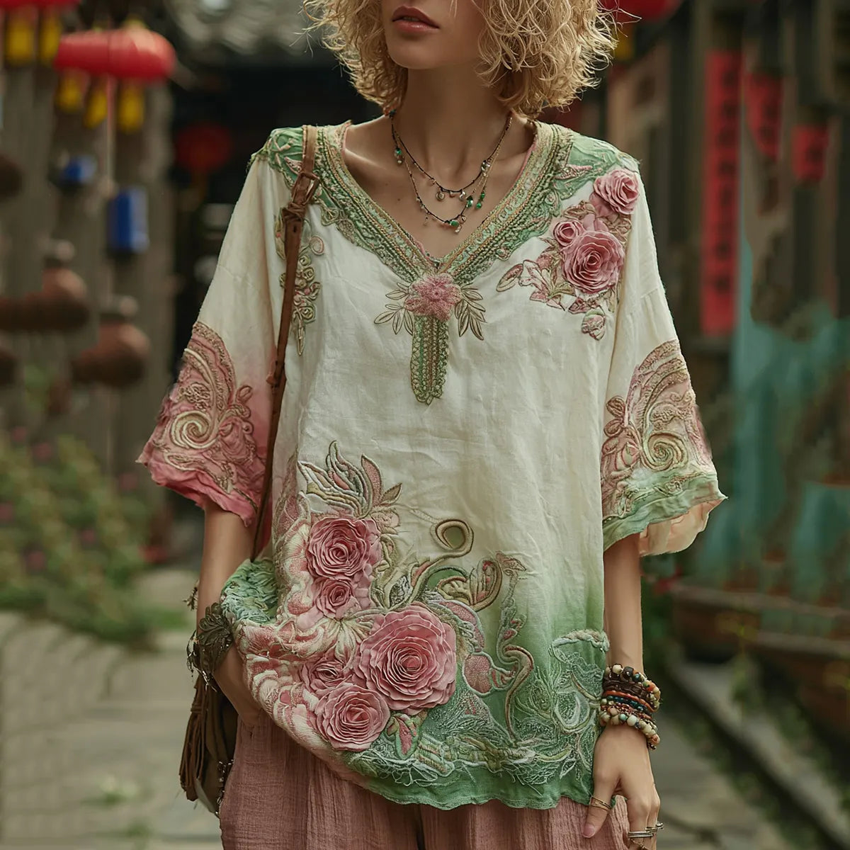Green pink
