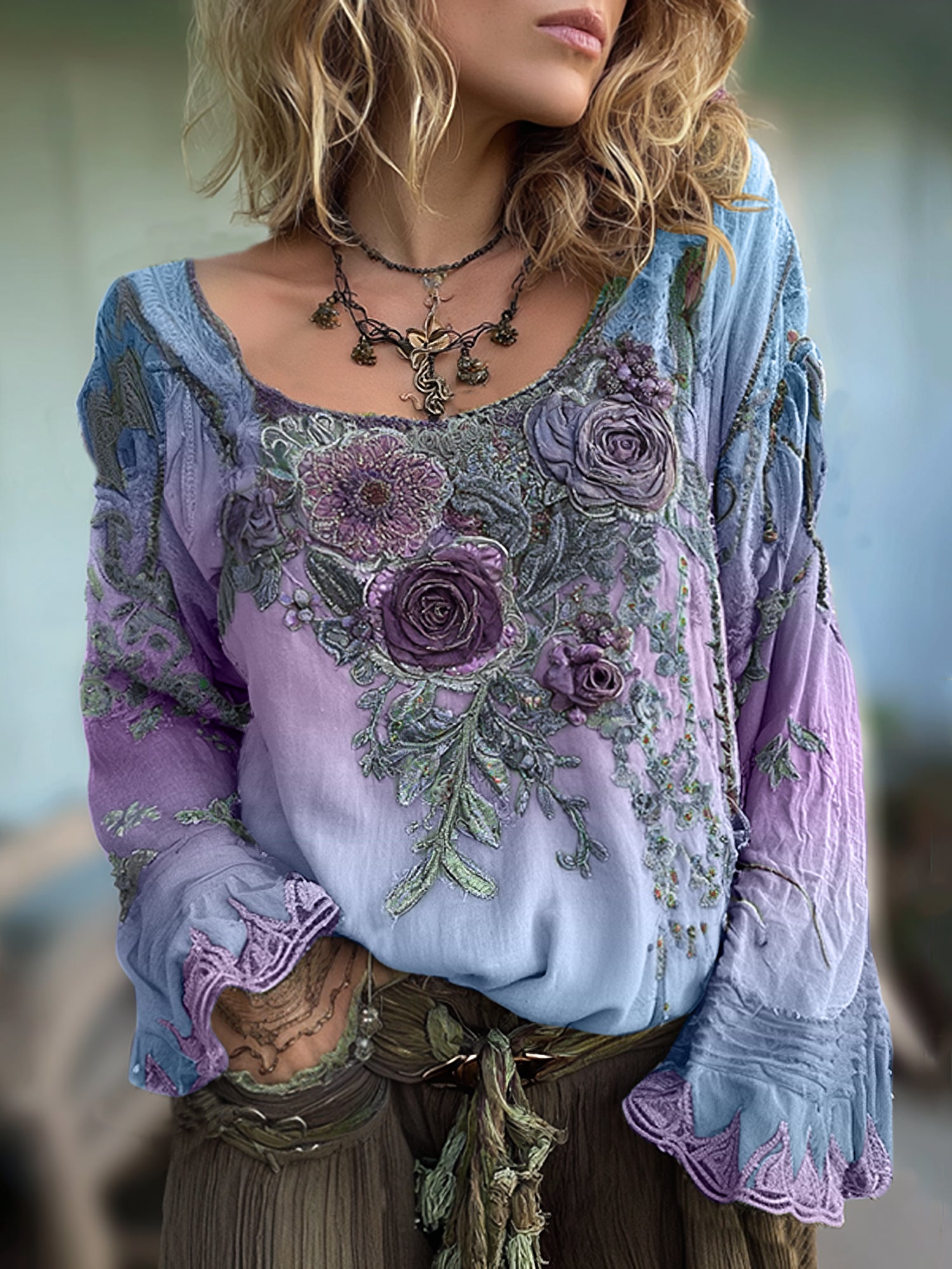 Blue purple