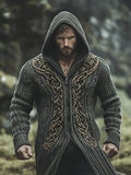 Irish Celtic Myth Men's Hooded Zipper Sweater artswardrobe