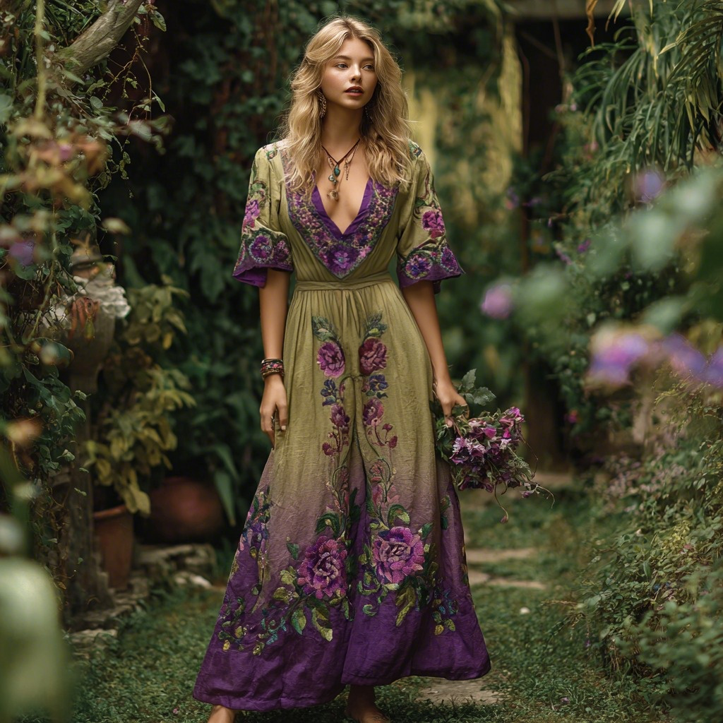 Purple green