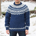 Blue Icelandic Vintage Sweater elevenforest