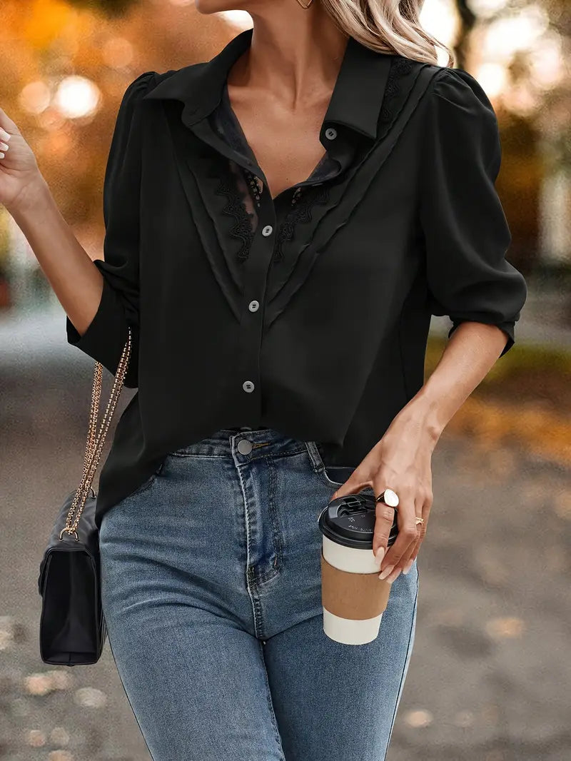 A Vintage Style Blouse with Delicate Timeless Details