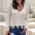 Rebeca® | Trendy V-neck sweater for women