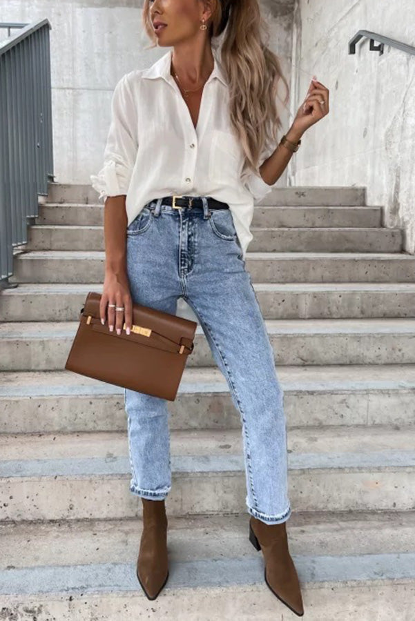 Classic Vintage Blouse with a Flattering Fit