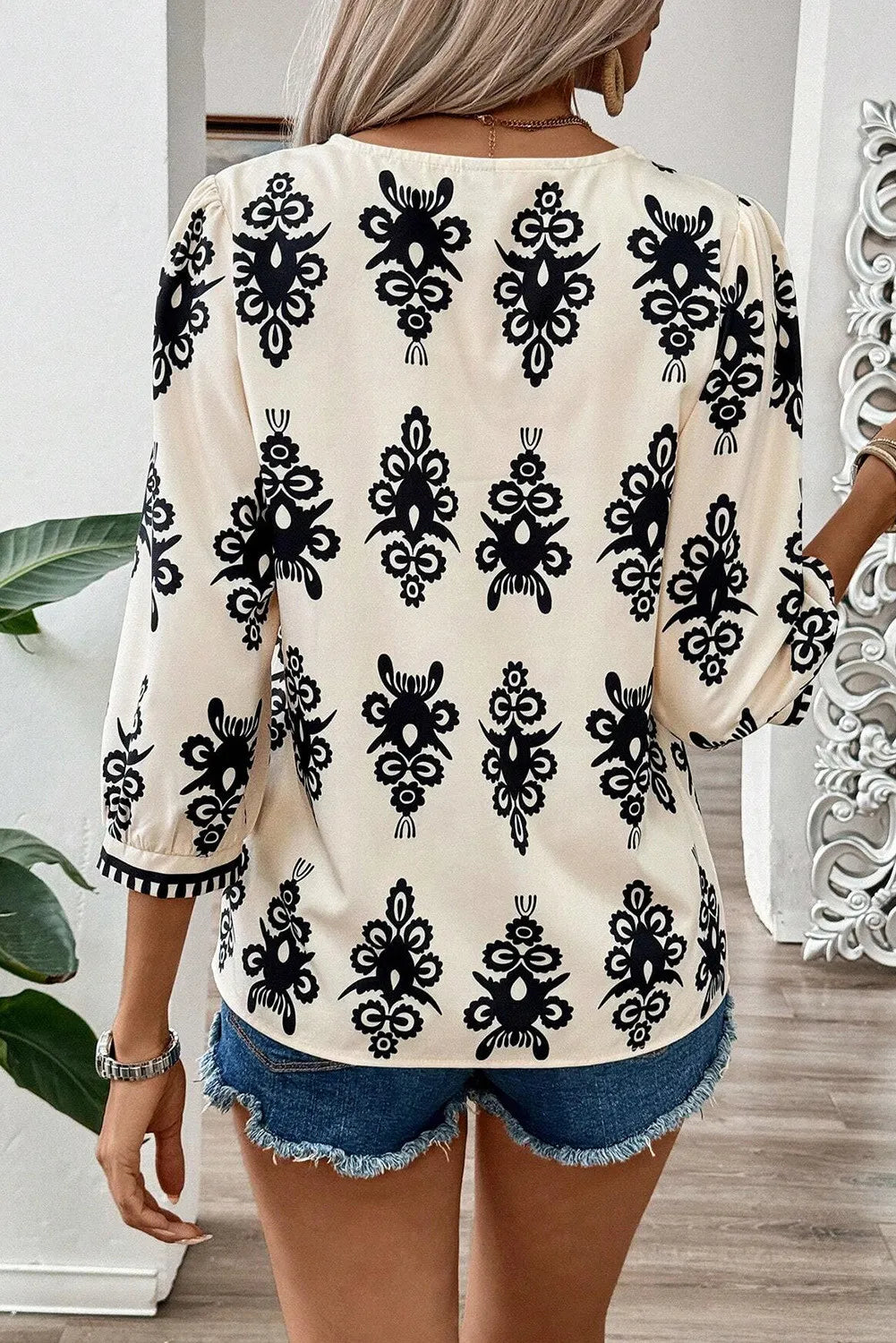 A Vintage Style Blouse with Delicate Timeless Details