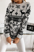 Ginebra® | Christmas sweater reindeer and snowflakes
