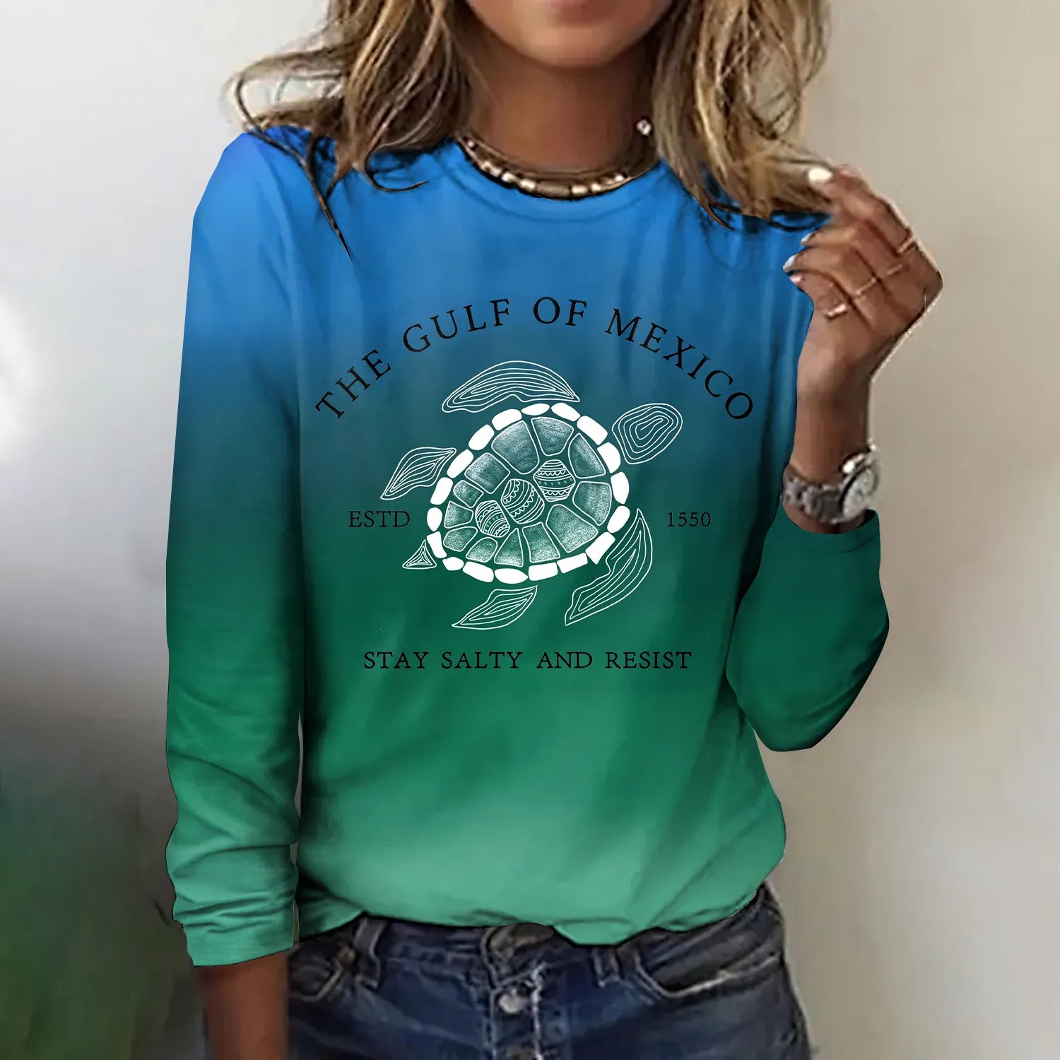 Blue green