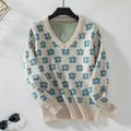 Esperanza® | Knitted sweater with a floral pattern