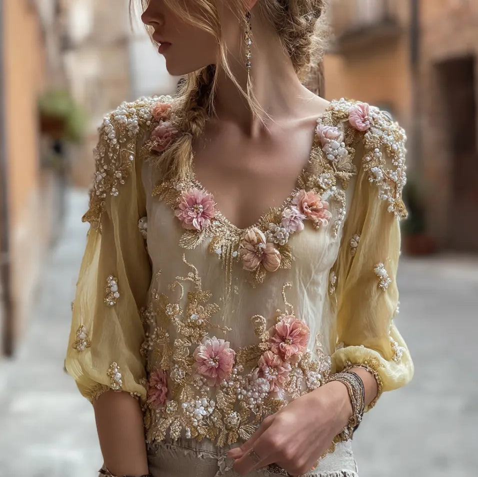 Timeless Vintage Style Top