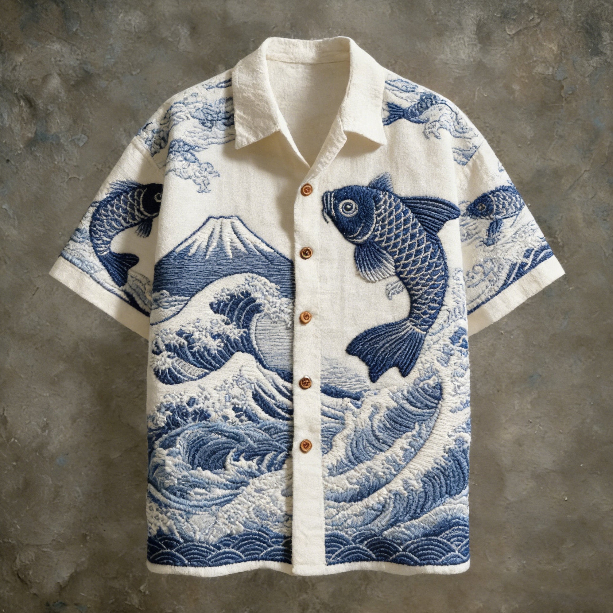 Blue white