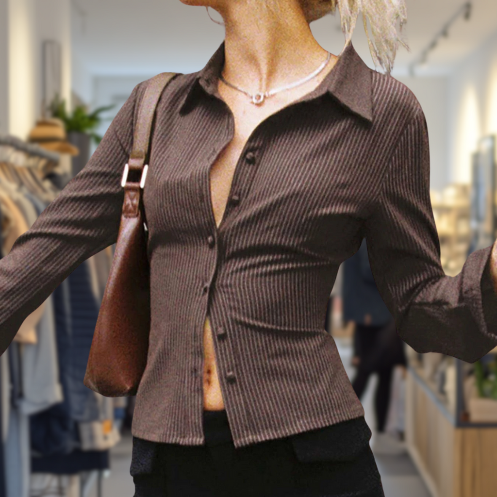 Well Tailored Blouse with a Graceful Silhouette