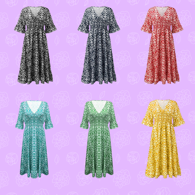 Elegantly Styled Dress for Everyday Wear