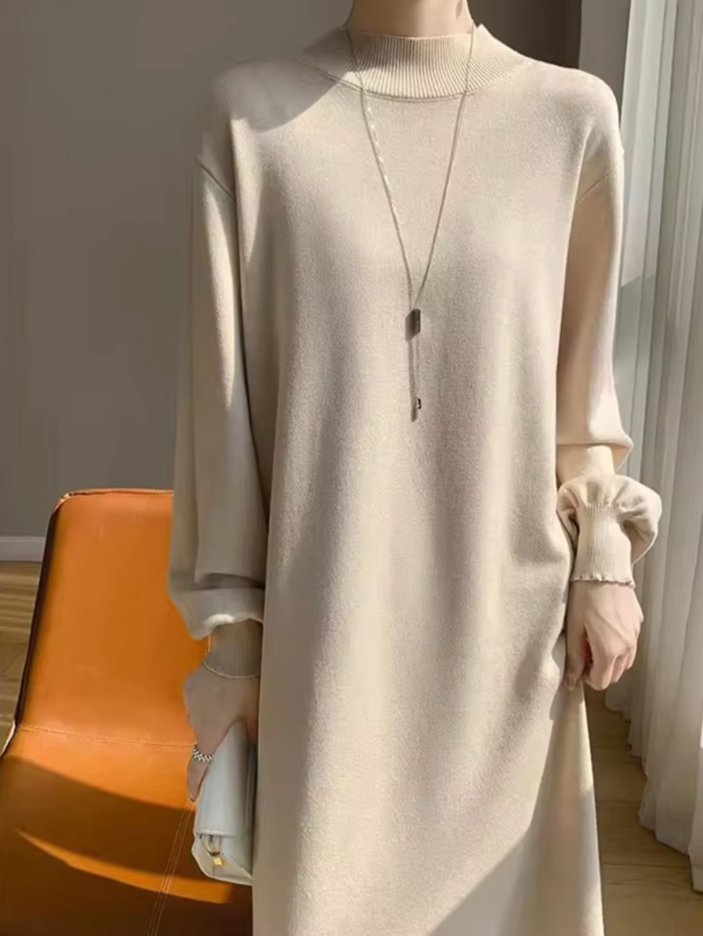 Classic Vintage Sweater with a Flattering Fit