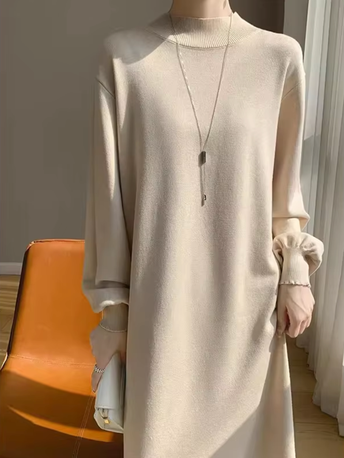 Classic Vintage Sweater with a Flattering Fit