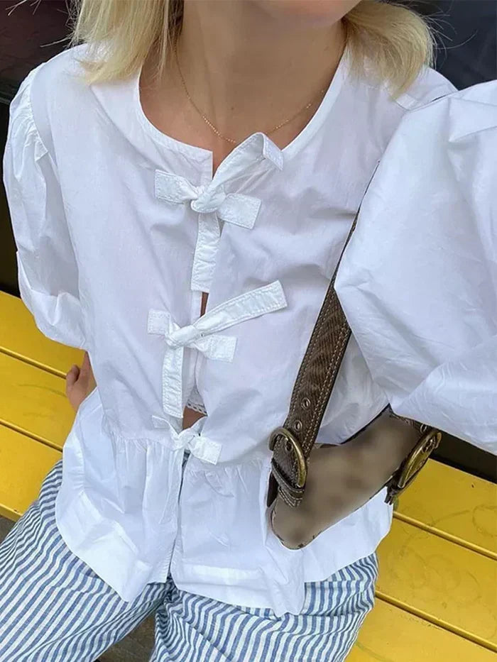Classic Vintage Blouse with a Flattering Fit