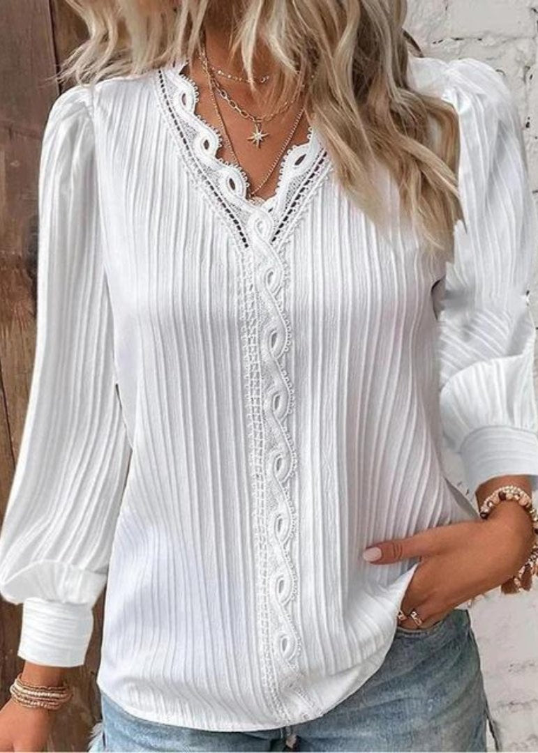 A Vintage Style Blouse with Delicate Timeless Details