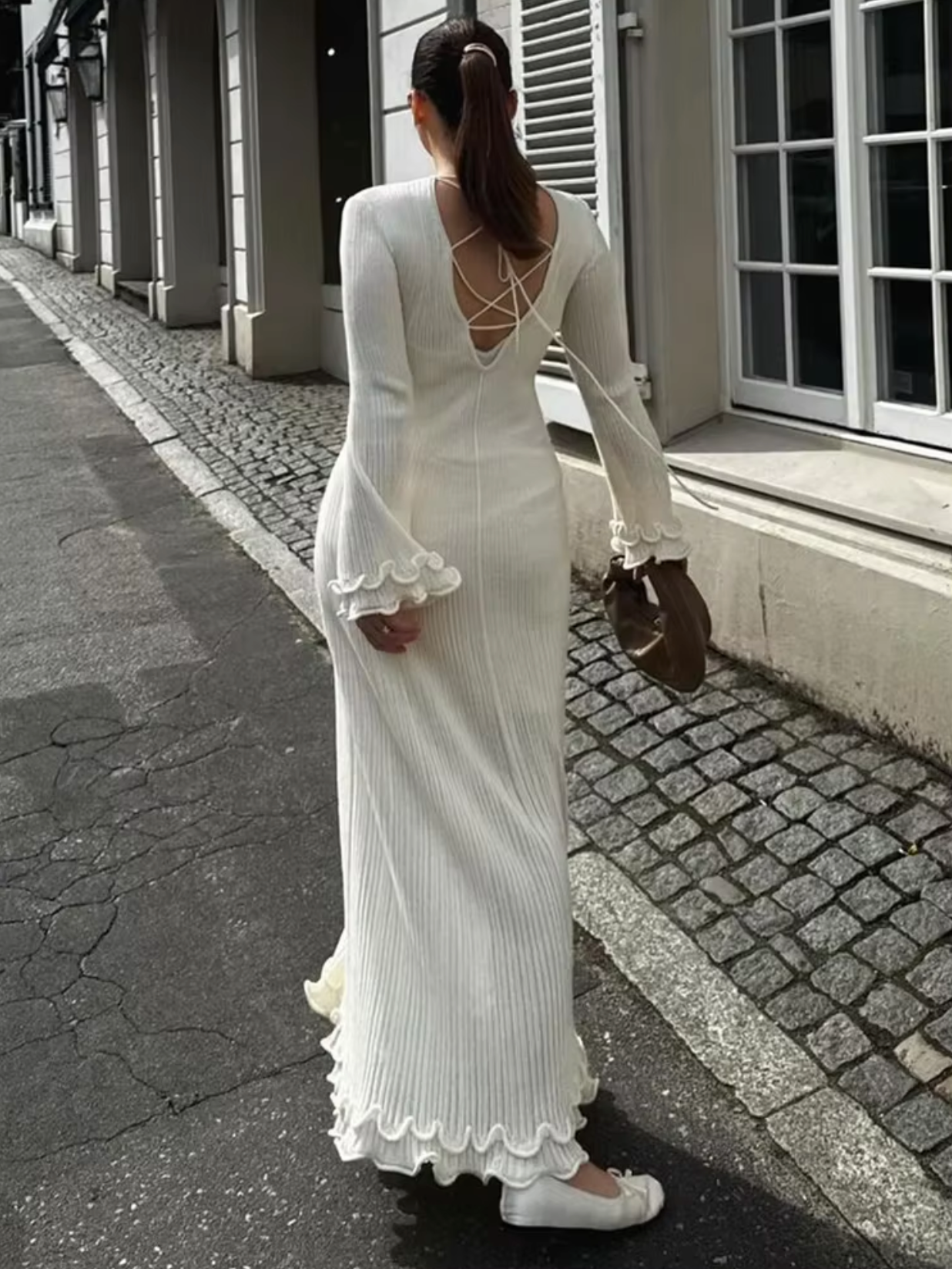 A Vintage Style Dress with Delicate Timeless Details