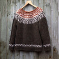 Vintage Geometric Crew Neck Pullover Knitted Sweater elevenforest