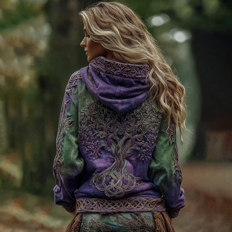Purple green