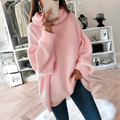 Nadia® | elegant autumn sweater with oversized turtleneck for women