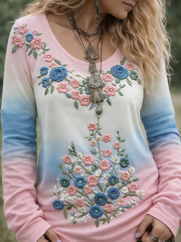 Pink blue