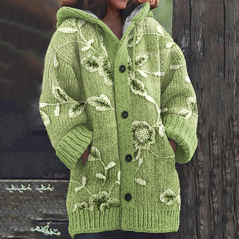 Vintage Bud Print Women's Sweater artswardrobe