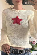 Francisca® | Pentagram pattern jacquard sweater