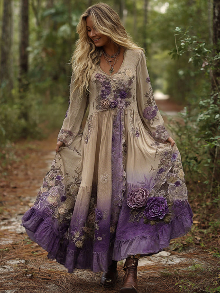 Beige purple