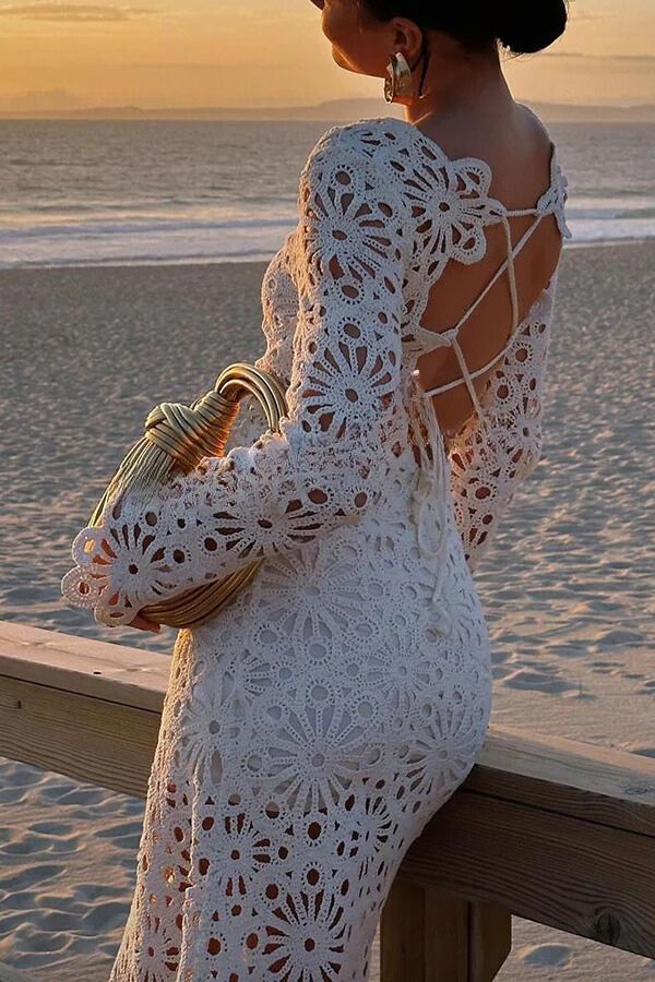 A Vintage Style Dress with Delicate Timeless Details