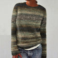 Women's Vintage Colorful Chunky Knit Crochet Art Sweater artswardrobe