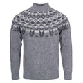 Vintage Icelandic Geometric Knitted Turtleneck Sweater elevenforest