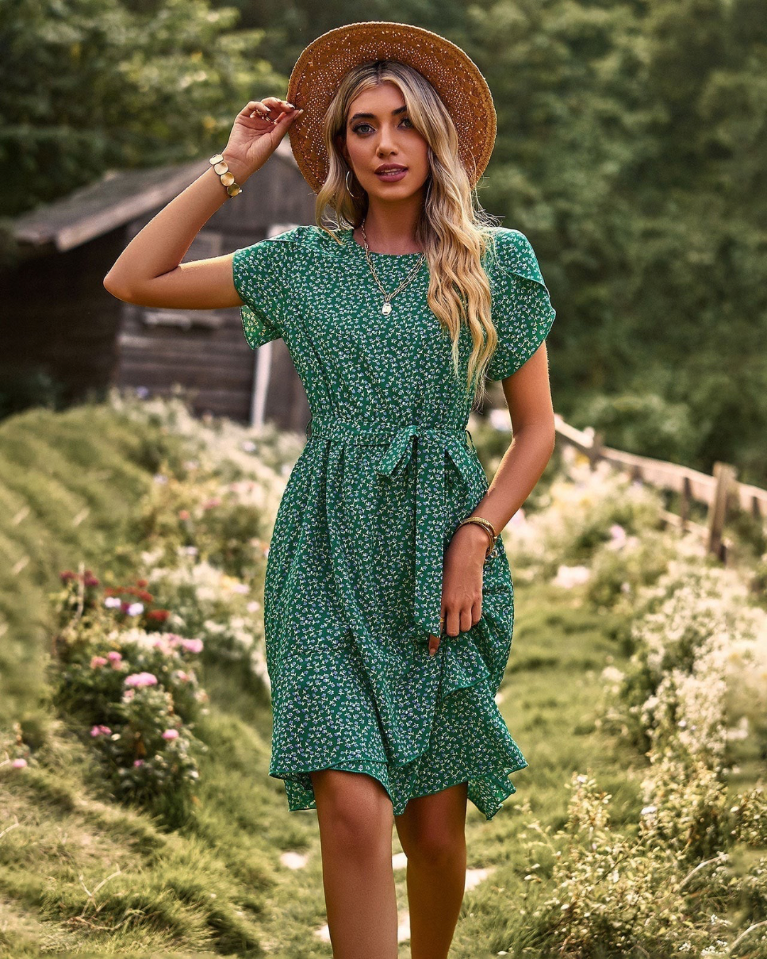 A Vintage Style Dress with Delicate Timeless Details